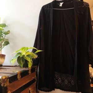 Forever 21 black cardigan